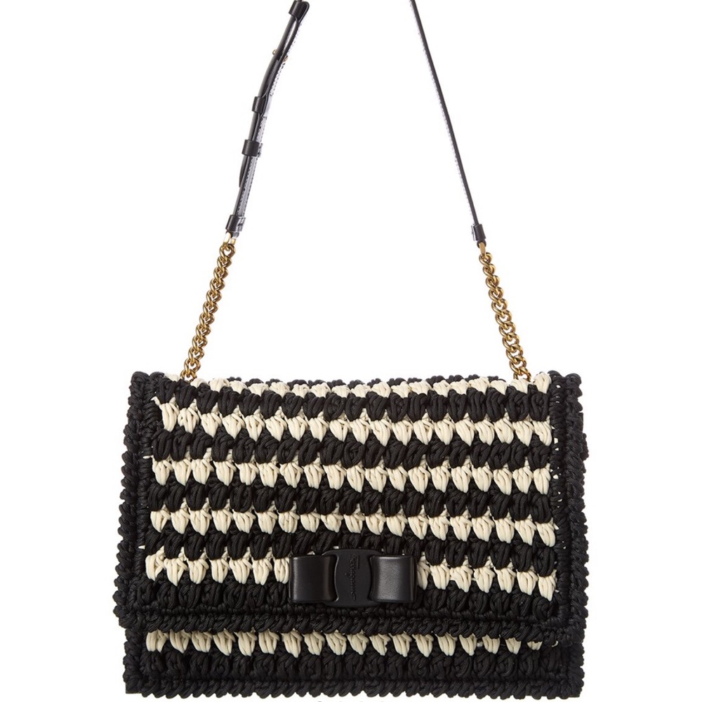 Ferragamo Crochet Shoulder Bag